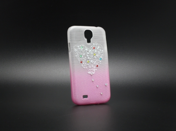 Torbica Graphite cirkon za Samsung I9500 Heart pink - Glavna Torbice odakle ide sve