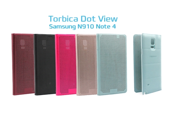 Torbica Dot View za Samsung N910 Note 4 plava - Glavna Torbice odakle ide sve