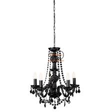 FLAUBO chandelier black 5x60W 230V - Lusteri
