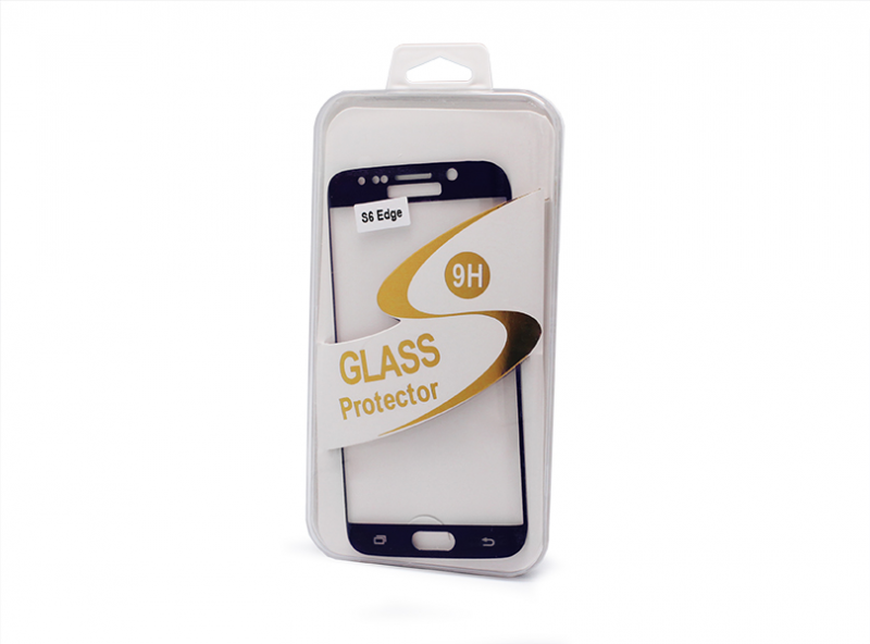 Tempered glass za Samsung G925 S6 Edge zakrivljeni crni - Zaštitna stakla za Samsung