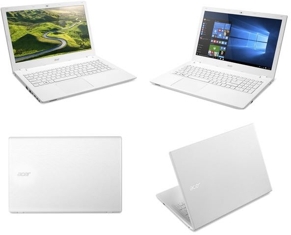 Notebook Acer E5-573-C1X6 15.6â€,2957U/2GB/500GB/Win 10/White - Notebook