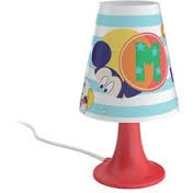 Mickey Mouse table lamp black 1x2.3W SEL - Ukrasne Lampe