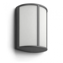 Arbour 4000K wall lantern anthracite 1x6 - LED sijalice