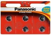 Panasonic baterije Litijum CR-2025 L/6bp - Punjive baterije