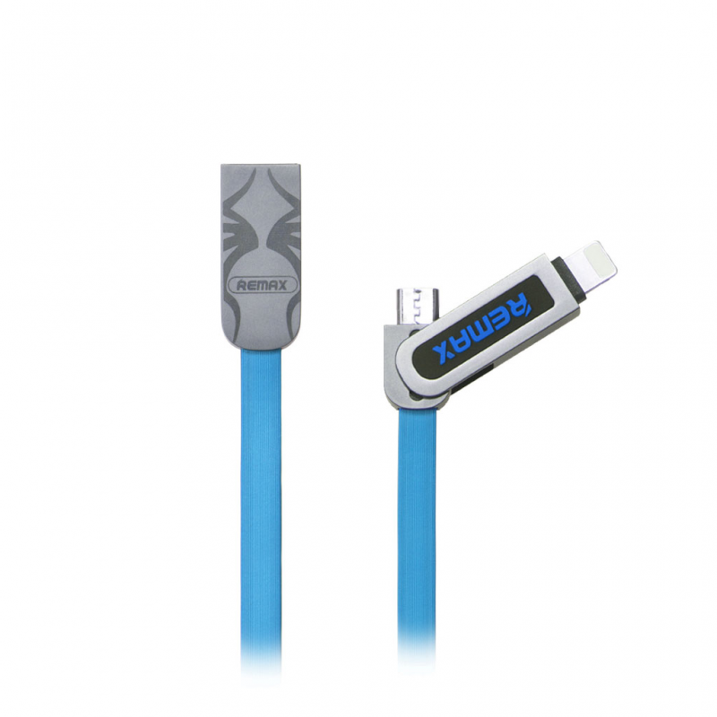 Data kabal Remax Armor RC-067t za iPhone 5/iPhone 6/6S/micro USB plavi - Data kablovi za iPhone