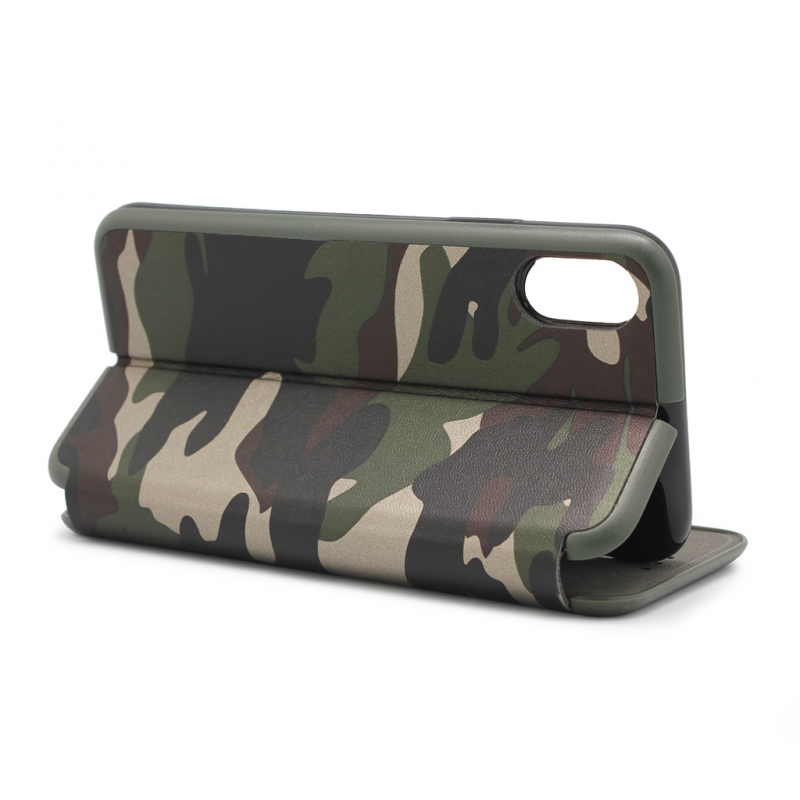 Torbica Defender Military bi fold za iPhone X crna - Torbice Defender Military