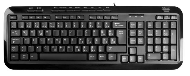 MS Industrial Å¾iÄna tastatura Gama - Žične tastature