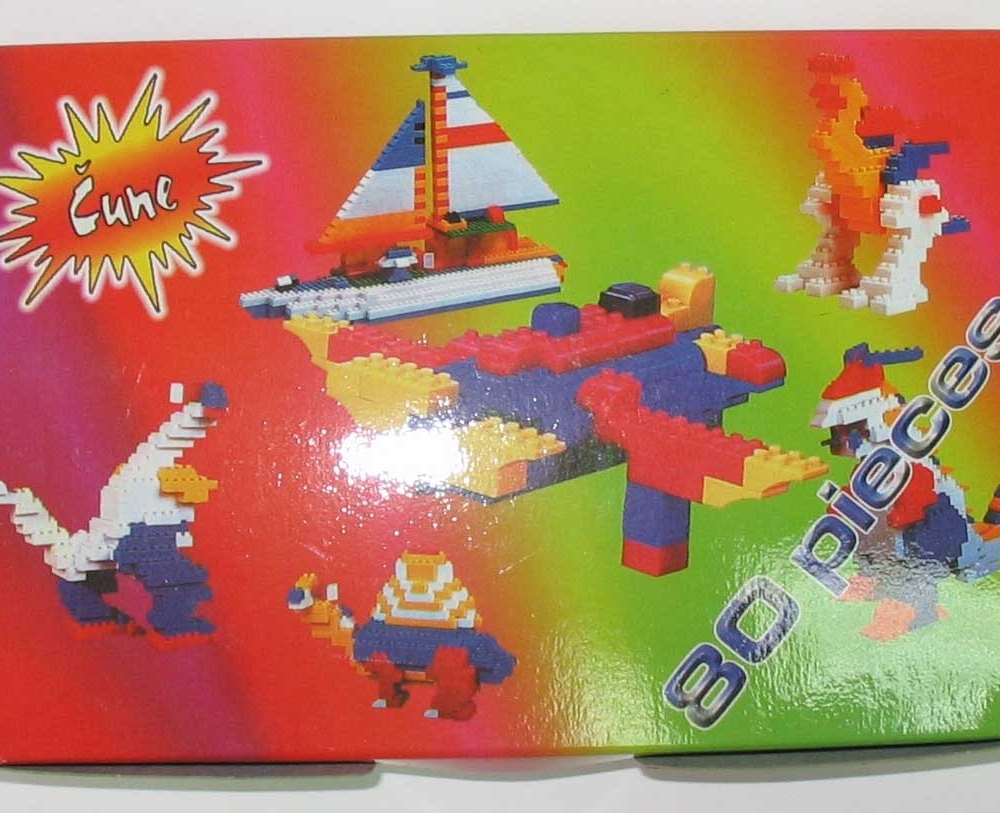 PlastiÄne kocke-Lego u kartonskoj kutiji 1/80 - Edukativne igre