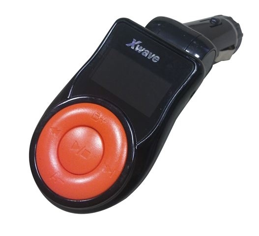 FM transmiter za kola LCD Xwave BT63 orange - Auto radio CD/MP3