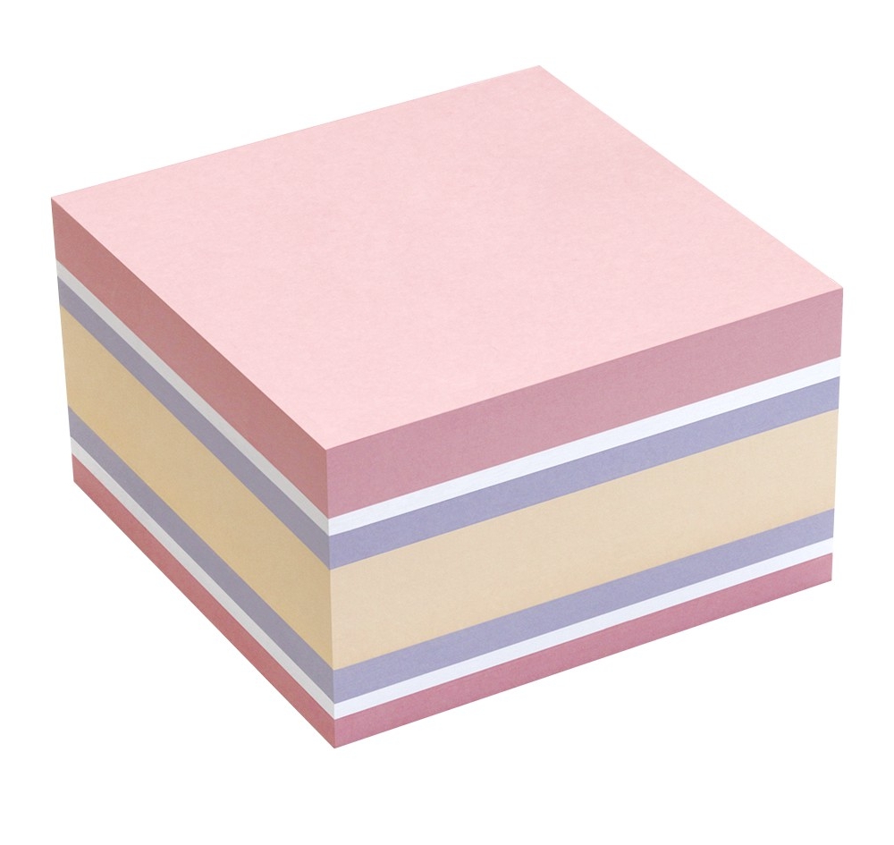 Samolepljivi blokÄiÄ‡i 75x75 pastel mix rosa, KOCKA 1/450 - Samolepljivi blokčići